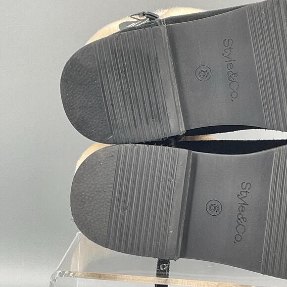 NEW Style & Co Women's Kalliee Suede Cuffed Ankle Boots Black Size 6M - Picture 9 of 10